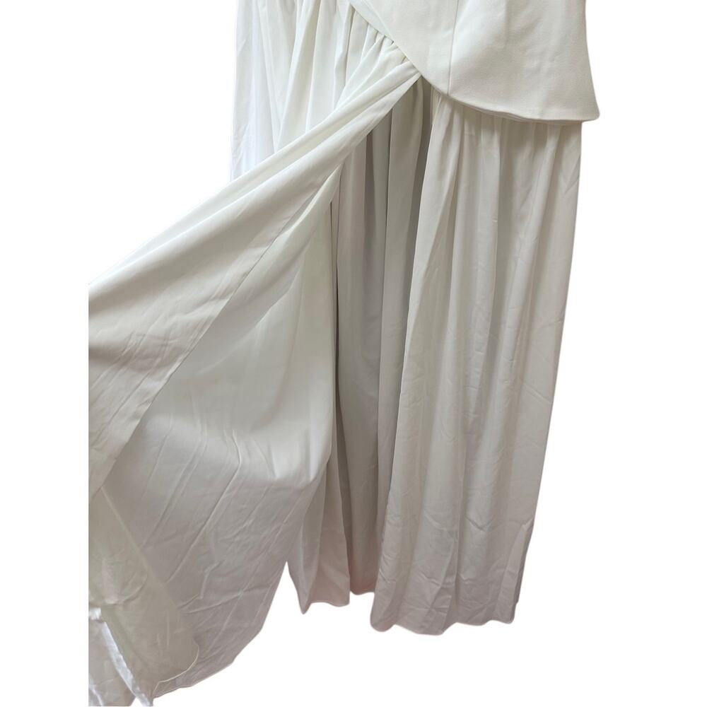 Elegant White Midi Dress - Picture 12 of 15